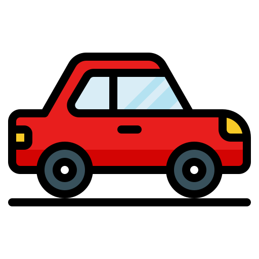 Auto services advertising icon